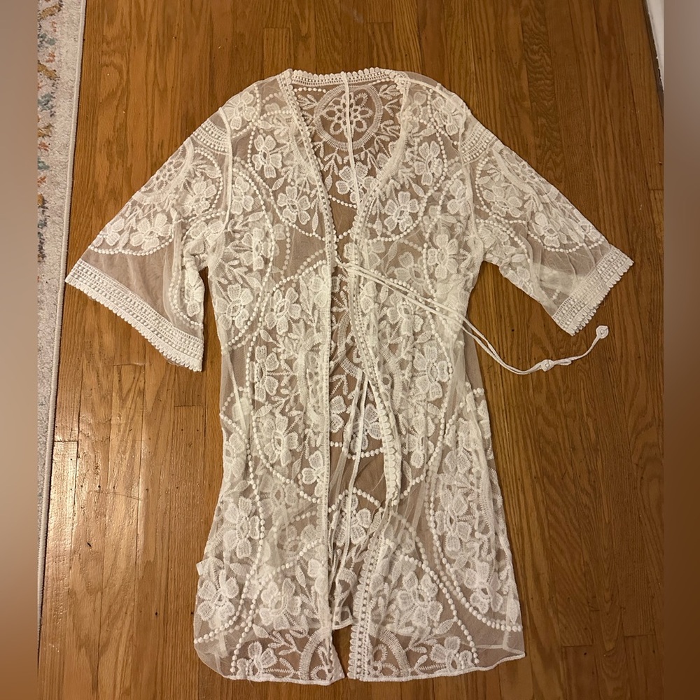 Beautiful lace kimono
